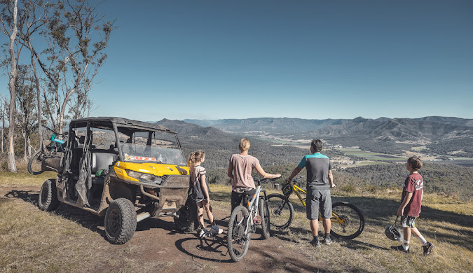 mountain biking camping qld - hidden vale adventure park